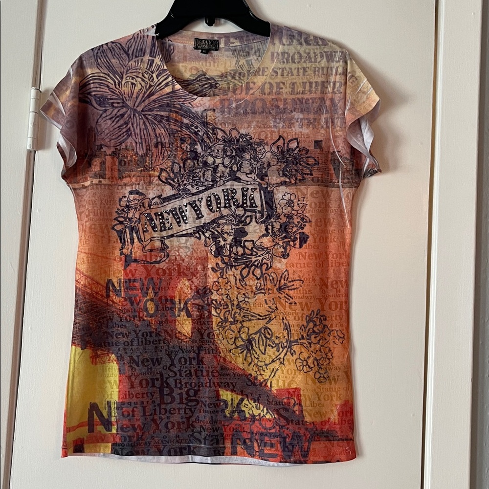 Graphic New York Print T-Shirt